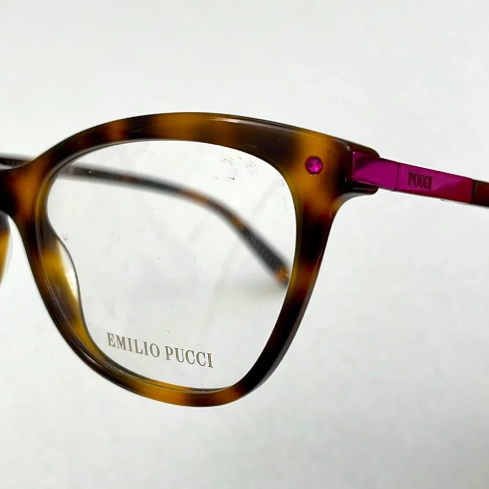 NEW Emilio Pucci Glasses with Case and Lena Cloth